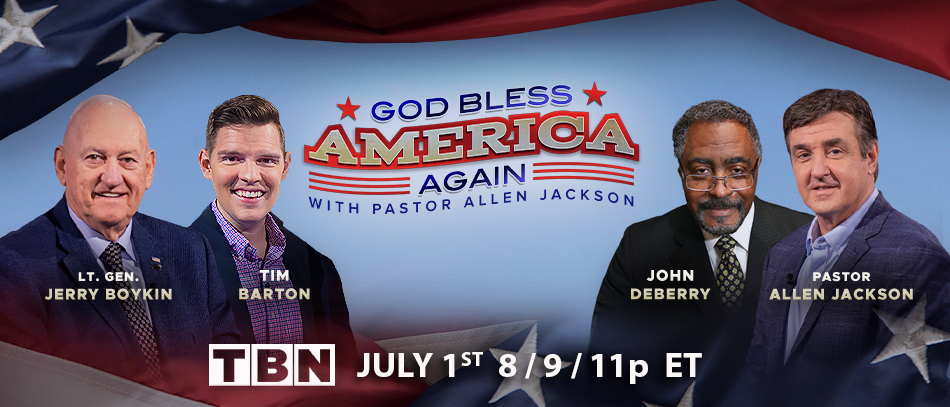 Pastor Allen Hosts “God Bless America, Again” on TBN