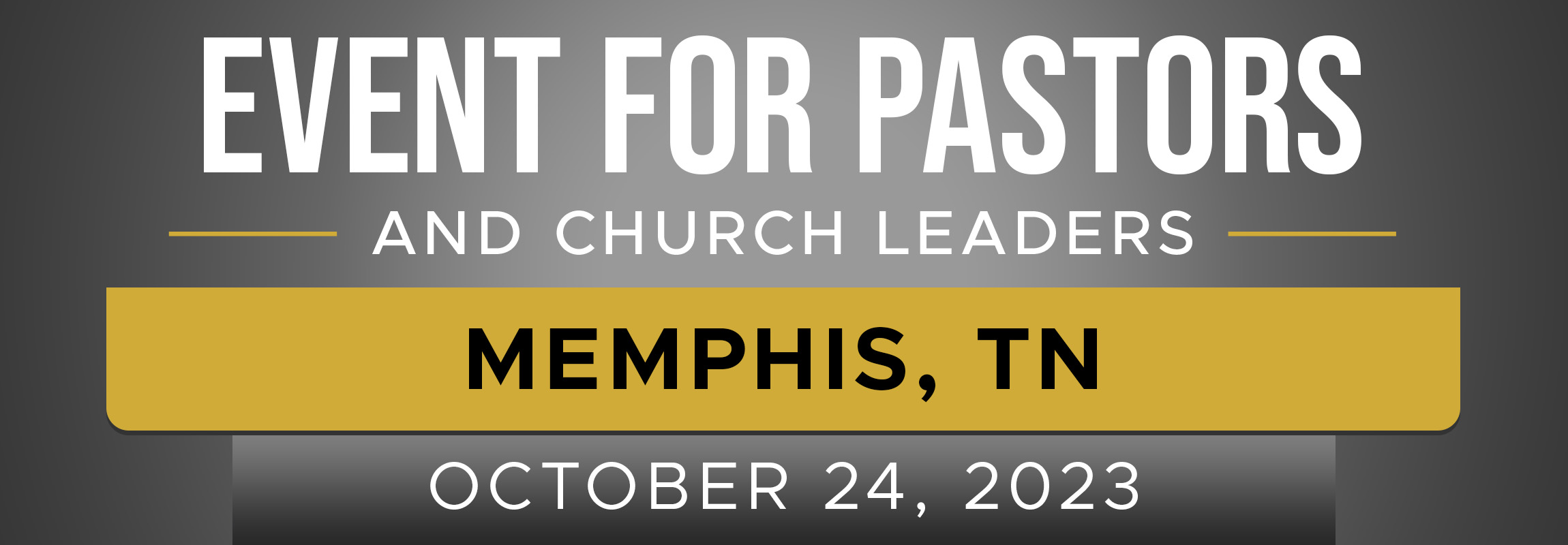 Pastor Allen Is Coming to Memphis!