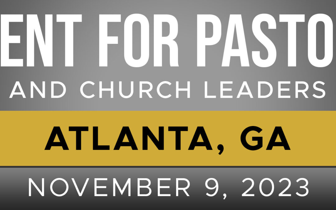 Pastor Allen Is Coming to Atlanta!