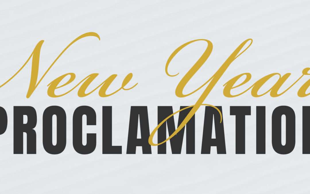 New Year Proclamation