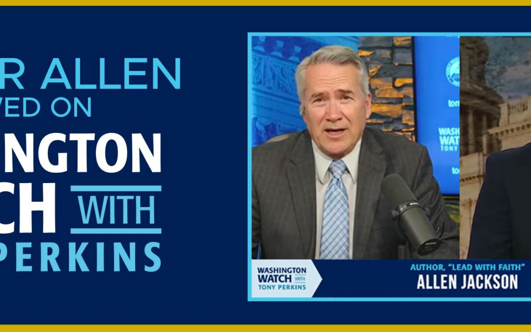 Pastor Allen Interviewed on Washington Watch